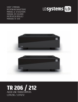 LD Systems TR 206 Benutzerhandbuch