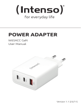 Intenso Power Adapter W65ACC GaN Bedienungsanleitung