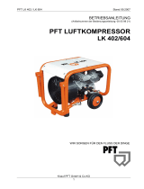 PFT air compressors COMP P-400 / COMP P-600 Benutzerhandbuch
