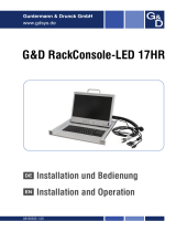 G&D RackConsole-LED 17HR Installation and Operating Guide