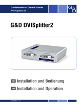 G&D DVISplitter2 Installation and Operating Guide