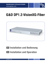 G&D DP1.2-VisionXG-Fiber Series Bedienungsanleitung