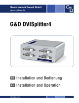 G&D DVISplitter4 Bedienungsanleitung