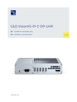 G&D VisionXS-IP-DP-UHR Installation and Operating Guide