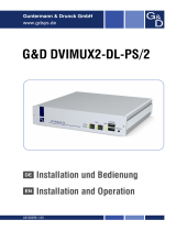 G&D DVIMUX-DL Installation and Operating Guide