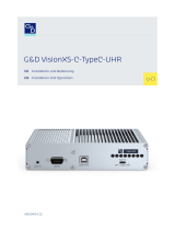 G&D VisionXS-TYPEC-UHR Installation and Operating Guide