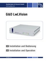 G&D LwLVision-Rem Installation and Operating Guide