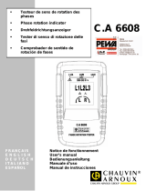 CHAUVIN ARNOUX CA6608 Benutzerhandbuch