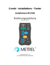 METREL EDMI2150 Bedienungsanleitung