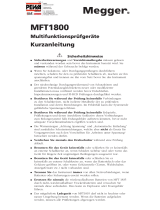 Megger ME-MFT1835 Schnellstartanleitung