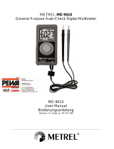 METREL EDMD9010 Benutzerhandbuch