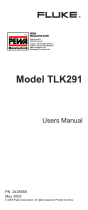 Fluke TLK291 Conjunto de Sondas de Teste Bedienungsanleitung