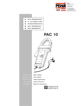 CHAUVIN ARNOUX CA-PAC10CV Benutzerhandbuch