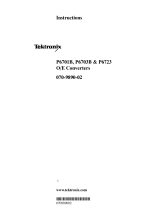 Tektronix P6703B Benutzerhandbuch