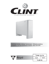 Clint FVW 12÷74 universal fan coil FLOYD Benutzerhandbuch