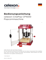 Celexon Machine à popcorn CinePop CP1000 Bedienungsanleitung