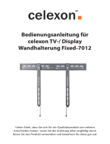 Celexon Support mural TV/Display Fixed-7012 Bedienungsanleitung