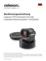 Celexon PTZ camera Full HD video conferencing system VKS2040 Bedienungsanleitung