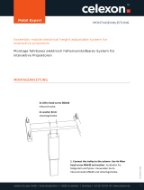 Celexon Mobil Expert elektrisch höhenverstellbare Pylonentafel Adjust 192 x 120cm PEN Bedienungsanleitung