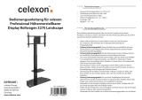 Celexon Professional height-adjustable display trolley Adjust-3270MP Portrait Bedienungsanleitung