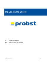 probst TAS-UNI-600 Benutzerhandbuch