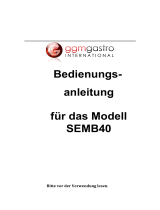 GGM Gastro SEMB40N Bedienungsanleitung