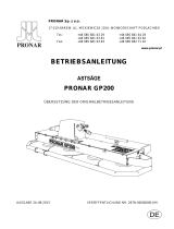 PRONAR GP200 Bedienungsanleitung