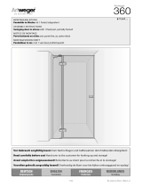 Artweger Swinging door in alcove Assembly Instructions