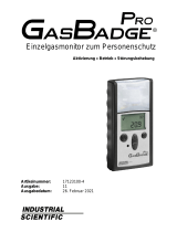 Industrial Scientific GasBadge Pro Benutzerhandbuch