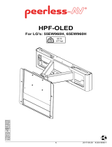 Peerless HPF-OLED Installationsanleitung