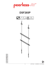 Peerless DSF265P Installationsanleitung