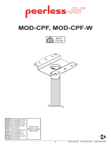 Peerless MOD-CPF-W Installationsanleitung