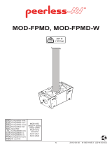 Peerless MOD-FPMD-W Installationsanleitung