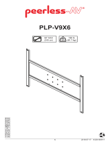 Peerless PLP-V9X6 Installationsanleitung