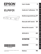 Epson ELPIF01 Projector Interface Board HDMI/DVI-D Benutzerhandbuch