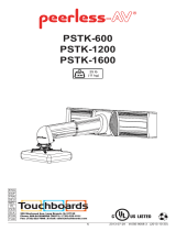 Peerless PSTK-1600 Installationsanleitung