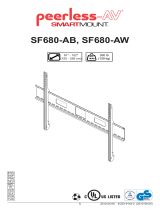 Peerless SF680-B Installationsanleitung