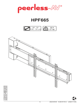 PEERLESS-AV HPF665 Bedienungsanleitung