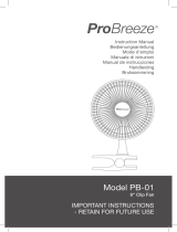 Pro Breeze PB-01-UK-FBA-3 Benutzerhandbuch