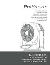 Pro Breeze PB-F09-UK-PLUGRW-FBA Benutzerhandbuch