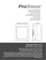 Pro Breeze PB-H12B-UK-FBA Benutzerhandbuch