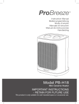 Pro Breeze PB-H18B-UK-FBA Benutzerhandbuch