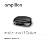 AMPLIFON ampli-charge I 1 Custom Benutzerhandbuch