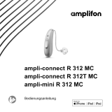AMPLIFON ampli-mini R 312 2MC Benutzerhandbuch