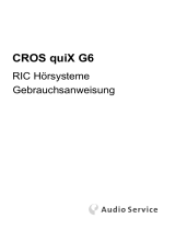 AUDIOSERVICE CROS quiX G6 Benutzerhandbuch