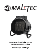 MALTEC Nagrzewnica Elektryczna Grzejnik INFERNO6000 3,5kW Bedienungsanleitung