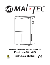 MALTEC Osuszacz Powietrza Pochłaniacz Wilgoci DH-50000X Electronic 50L Wi-Fi Bedienungsanleitung