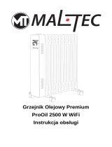 MALTEC Grzejnik Olejowy Termostat ProOil2500W WiFi Bedienungsanleitung