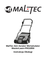MALTEC Aerator Wertykulator Elektryczny MasterLawn-PRO2800 Bedienungsanleitung