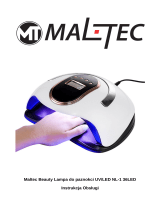 MALTEC Lampa Do Paznokci Uv Led 168w Manicure Pedicure Bedienungsanleitung